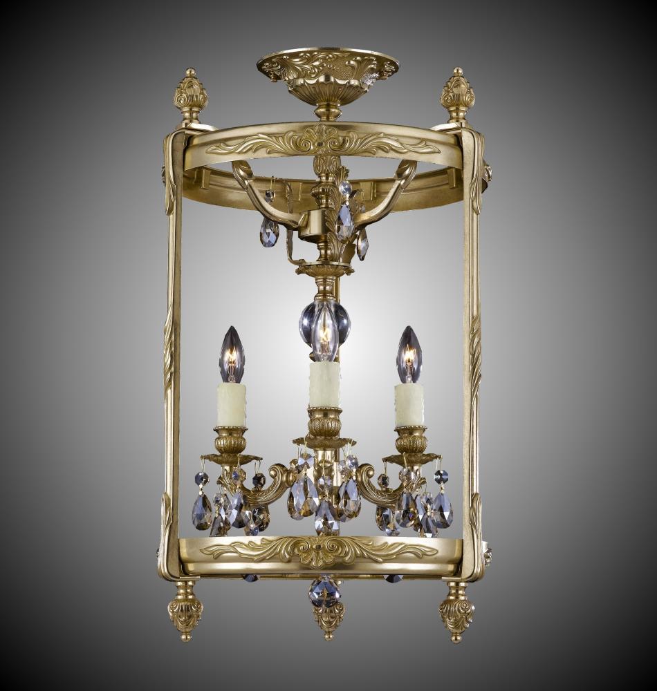 Three Light Semi-Flush Mount